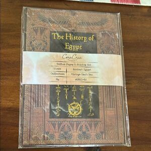 CoraCreaCrafts Ancient Egypt Wall Art 10 vellum and 10 full size stickers sheets